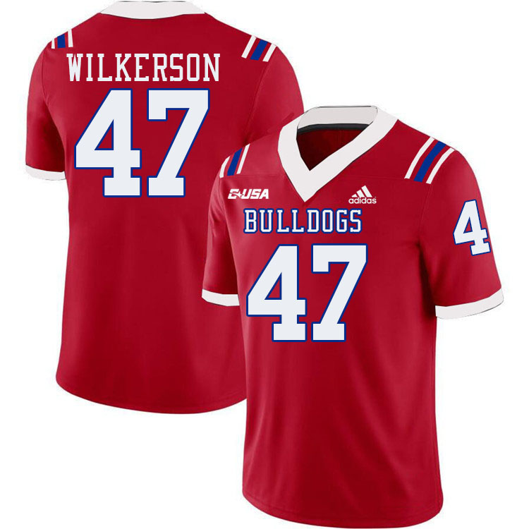 Jay Wilkerson Louisiana Tech Jersey,LA Tech Bulldogs Football Jerseys,Uniforms,Gears-Red